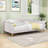 Elegant Linen Upholstered Daybed with Armrests-1779101826-1779101827