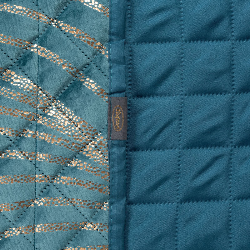 Tusarora Polyester Bedspread, W220 x L240cm, Turquoise