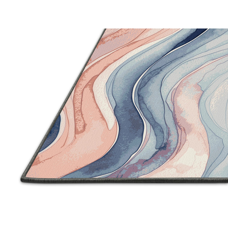 Ethereal Drift Rug, Round 5'