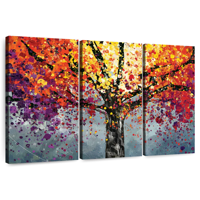 Arbre abstrait Harnek, H 32 po x l 50 po