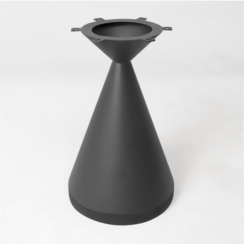 Flux Metal Dining Table Base, 28" H x 13.5" L x 13.5" W