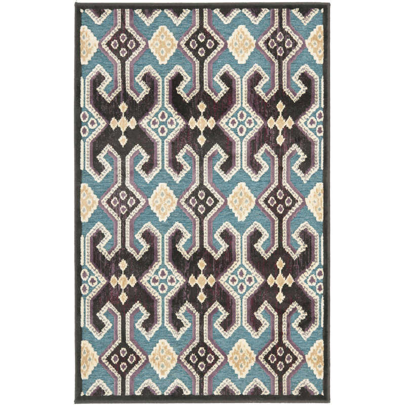 Braswell Performance Ikat Rug, Rectangle 5'3" x 7'6"