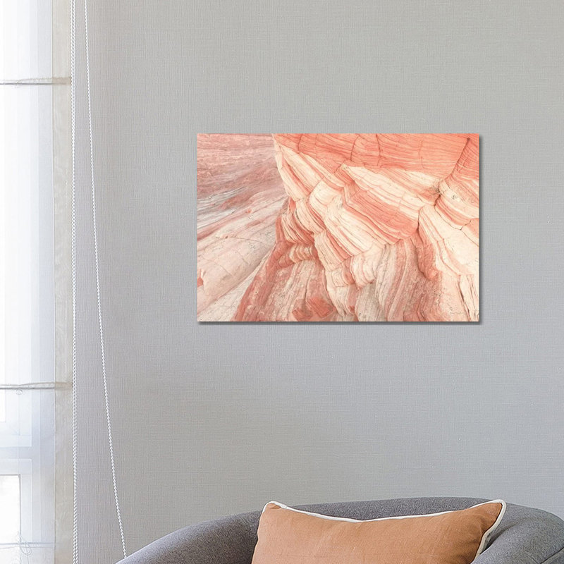 Coyote Buttes VII Blush by Alan Majchrowicz - Wrapped Canvas Painting, 66.04 cm H x 45.72 cm W x 3.175 cm D
