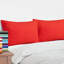 Taies d'oreiller de lit, 1800 taies d'oreiller en microfibre brossée avec fermeture à enveloppe - NTBAY-845702534-858366368