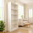 5-Tier Bookshelves Storage Cabinet White-2101604331