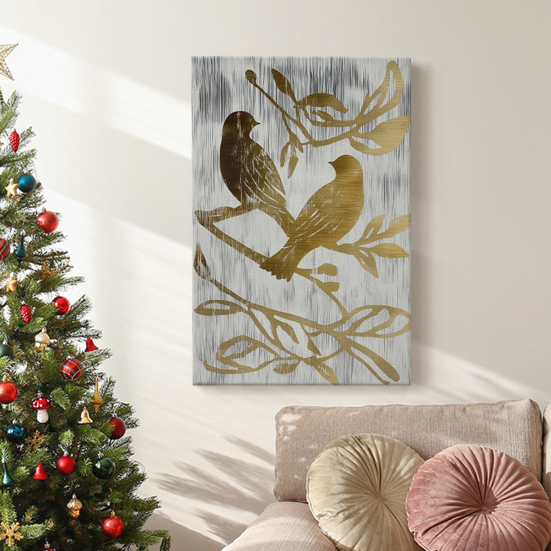 Art des Fêtes de Noël - Toile tendue avec châssis LXV, H 24 po x l 16 po