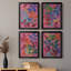 «Vivid Stems I», ensemble de 4 peintures sur toile encadrées-207852021-207852020