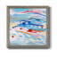 Rosé et bleu - Peinture sur toile encadrée-2065951690-2065709784