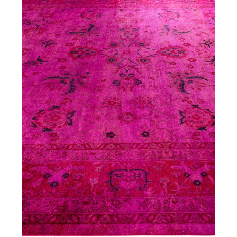 Overdyed One-of-a-Kind 10' 1" X 14' 0" Hand Knotted Area Rug