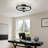 20'' Indoor Bedroom Flush Mount Ceiling Fan with Dimmable LED Light