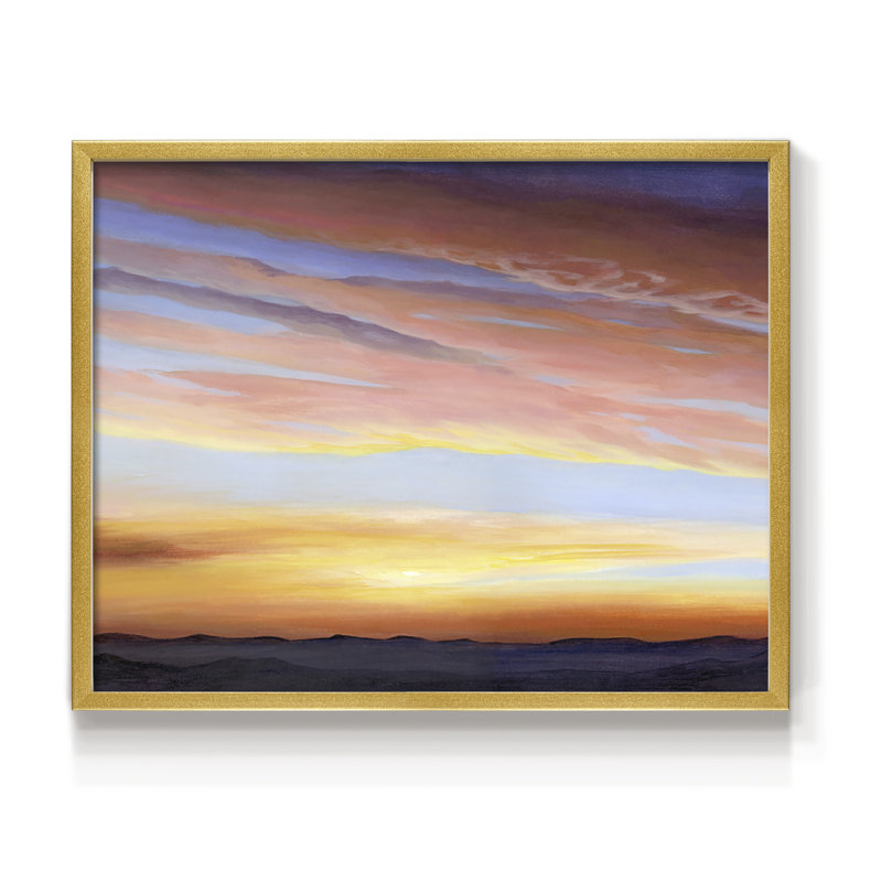 Ignited Dusk III -Framed Print - Restickable