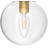 Ralbay Industrial Wall Sconce With Clear Glass Globe, Vintage Style 2-Light Fixture For Bathroom Or Bedroom, E12 Socket, Hardwired Installation, UL Listed