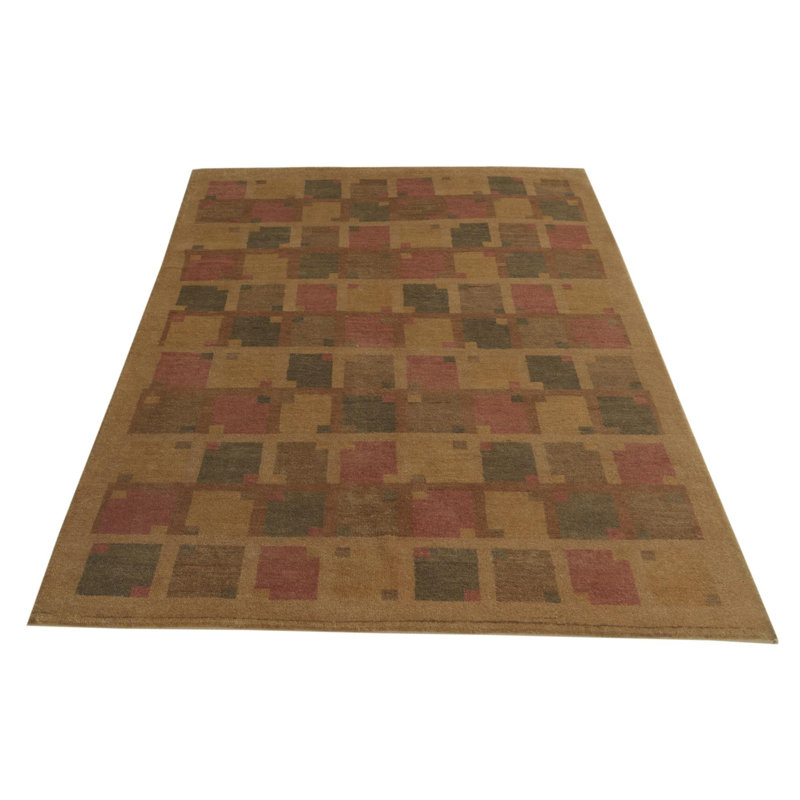 Tapis beige 4 pi 6 po x 6 pi 6 po Pereyra