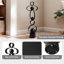 Set Of 2 Modern Abstract White Metal Sculpture Table Decor