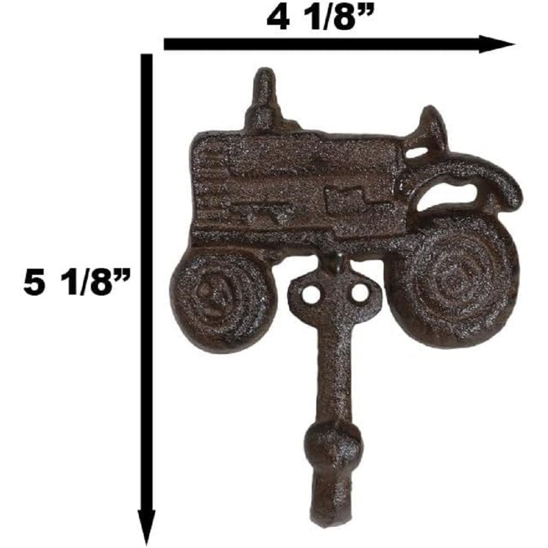 Muskuran Metal Wall Organizer with Key Hooks