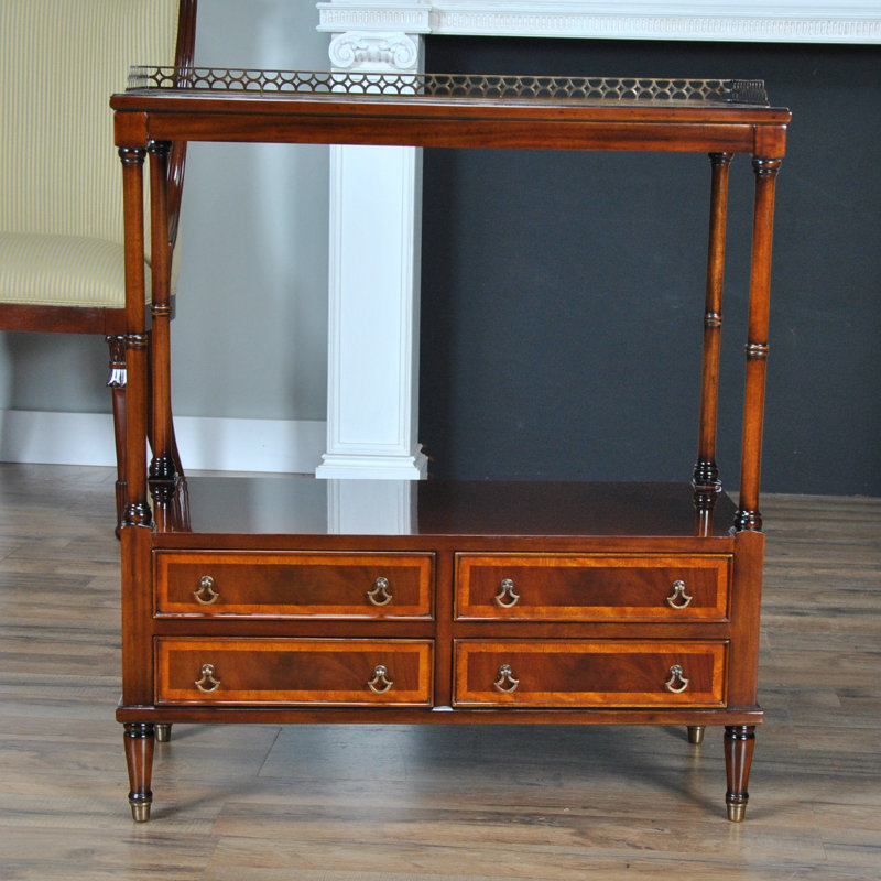 Lismore Solid Wood Bar Cart