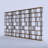 Davee Antique Walnut Color Display Etagere Bookcase