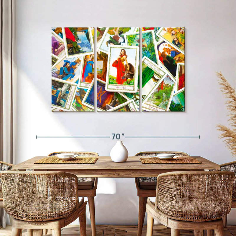 Adella Reading Tarot Cards, 36" H x 57" W