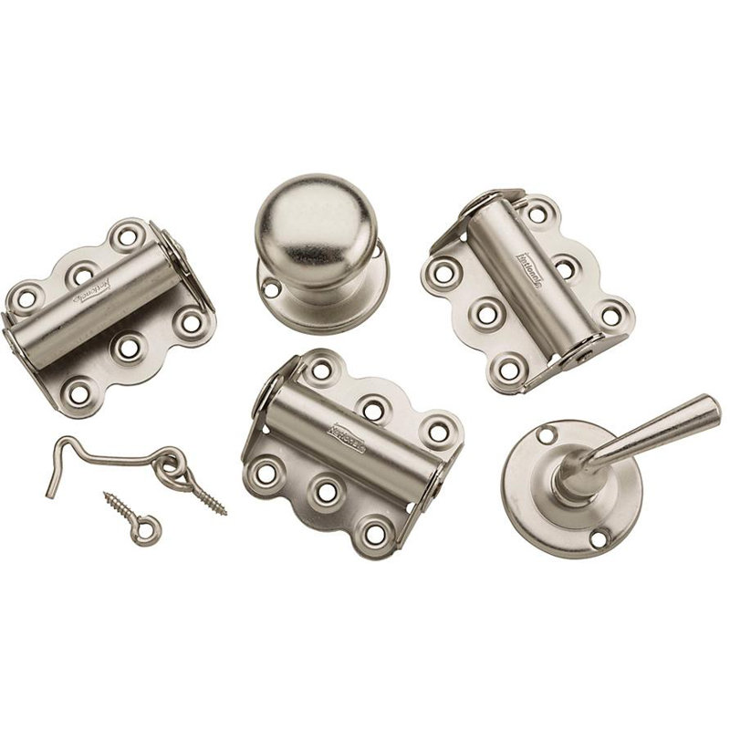 Screen Door Kit, Satin Nickel, 6" H x 10.9" W x 12.8" D