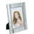 Cavett Silver Glass Beaded Picture Frame with Mat