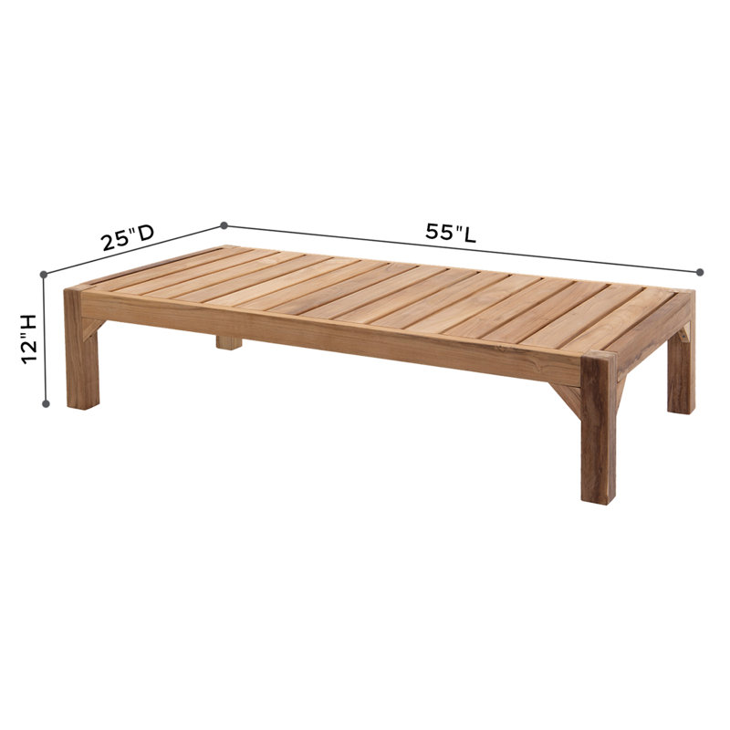 Monterey Outdoor Teak Conversation Set, 4 Pcs:  Chair,Cushion,Table,Ottoman, Granite