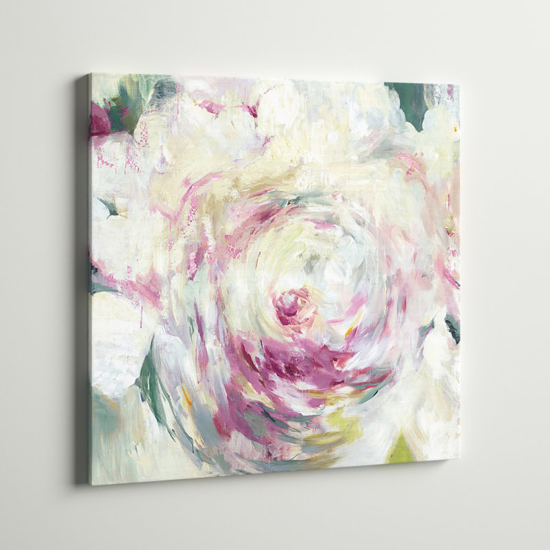 «Shabby Peony I» - reproduction, H 35 po x l 35 po x P 1,5 po, Toile