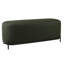  Banc rembourré en tissu vert foncé avec pieds en métal Glenorie-893970407-893970404