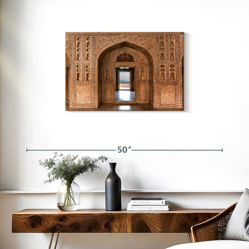 Porte du Taj Mahal, H 20 po x l 30 po