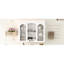 Vase de salle de bain mural blanc, étagère ajustable pour petits articles, armoire de pharmacie blanche, grand espace de rangement