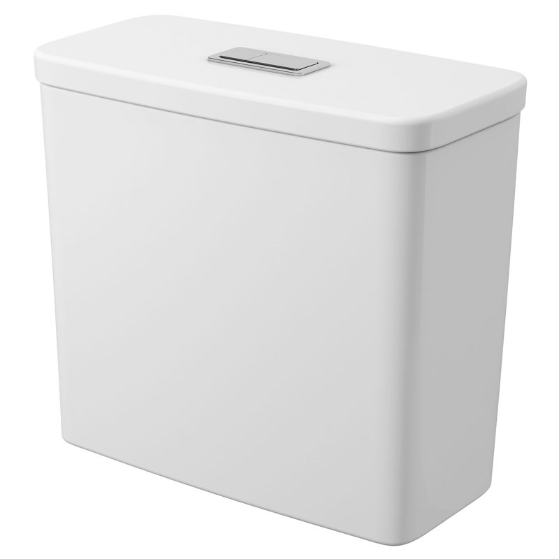Eurocube 1.28/1.0Gpf Dual Flush Toilet Tank Only