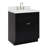 Ariel Hamlet 30 In. Bathroom Vanity With Carrara Quartz Countertop 1.5 Edge-374030835