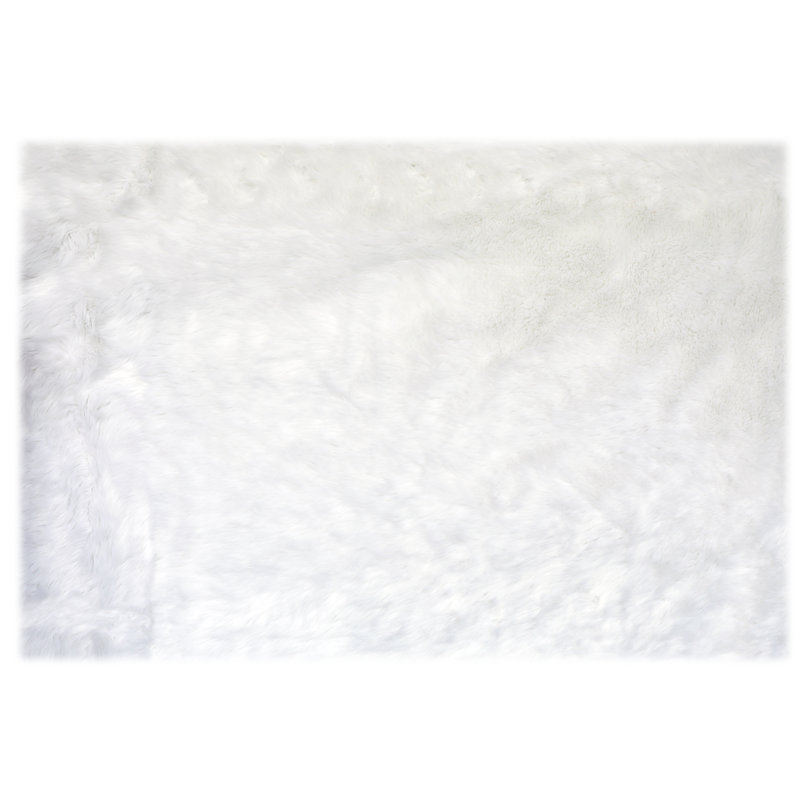Tapis blanc Fulda, Rectangle 5 pi x 7 pi