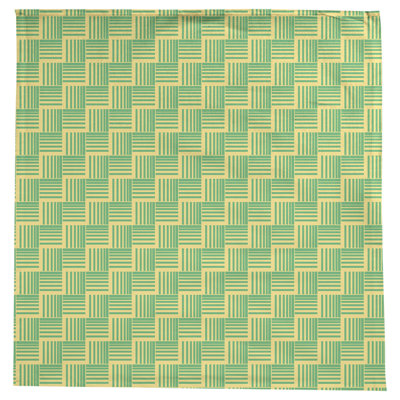 Classic Basketweave Stripes Tablecloth