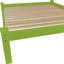  Structure de lit en bois massif vert lime Brookhaven - grand, vert
