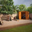 Tiger 7 ft. W x 7 ft. D Solid Wood Tongue & Groove Pent Garden Shed