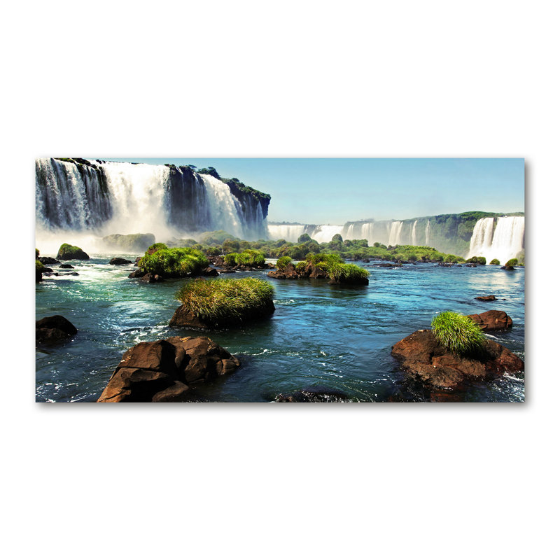 Waterfall Igaz - Wrapped Canvas Print, Wrapped Canvas, 60cm H x 120cm W
