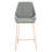 Metzler Upholstered Counter Stool with Metal Frame-219570016-218648121