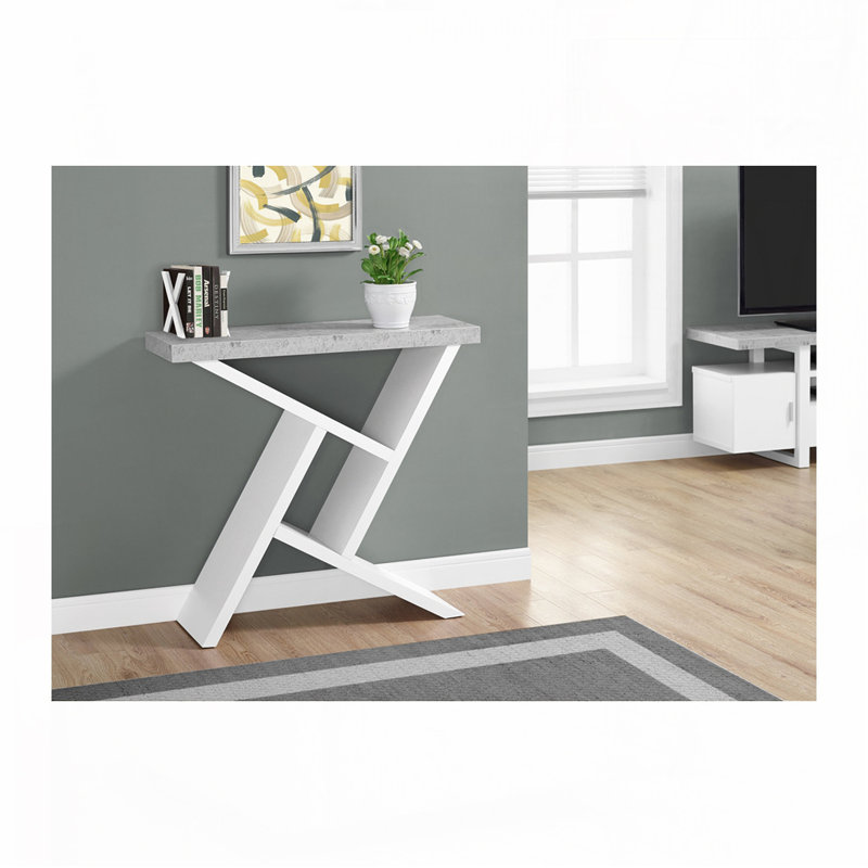 Console en bois, Blanc