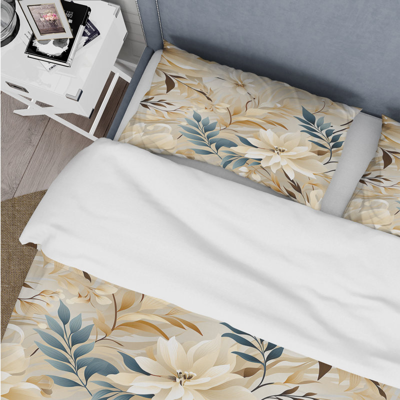 Ensemble de housse de couette Driftwood Dreams, Housse de couette simple + 1 taie décorative stan