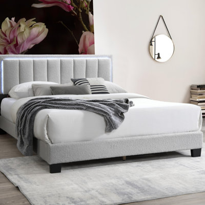 Cadre de lit tapissier double avec grand lit 1pc