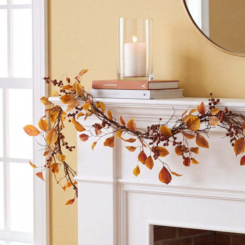 4'' in. Faux Garland