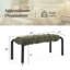 Banc de lit 47 po en tissu tressé Teddy-119867486