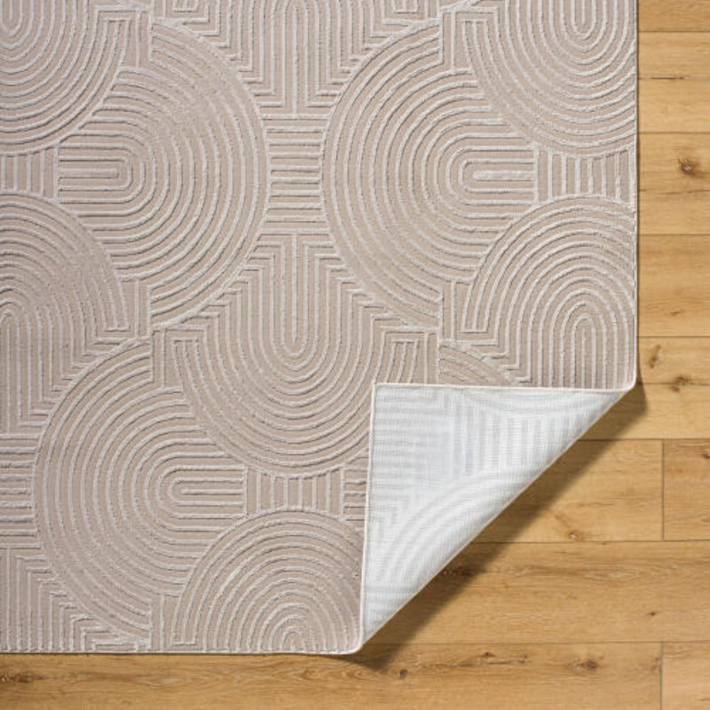 Tapis tissé à la machine Olivyah, Rectangle 1 pi 11 po x 3 pi 9 po