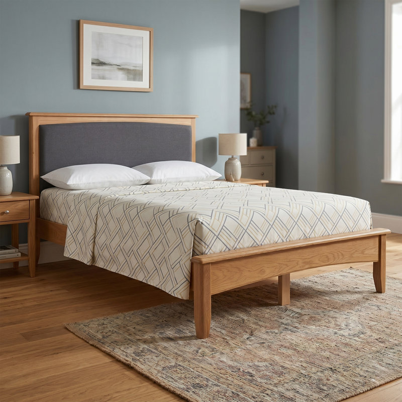 Censu Upholstered Bed, Double (4'6)