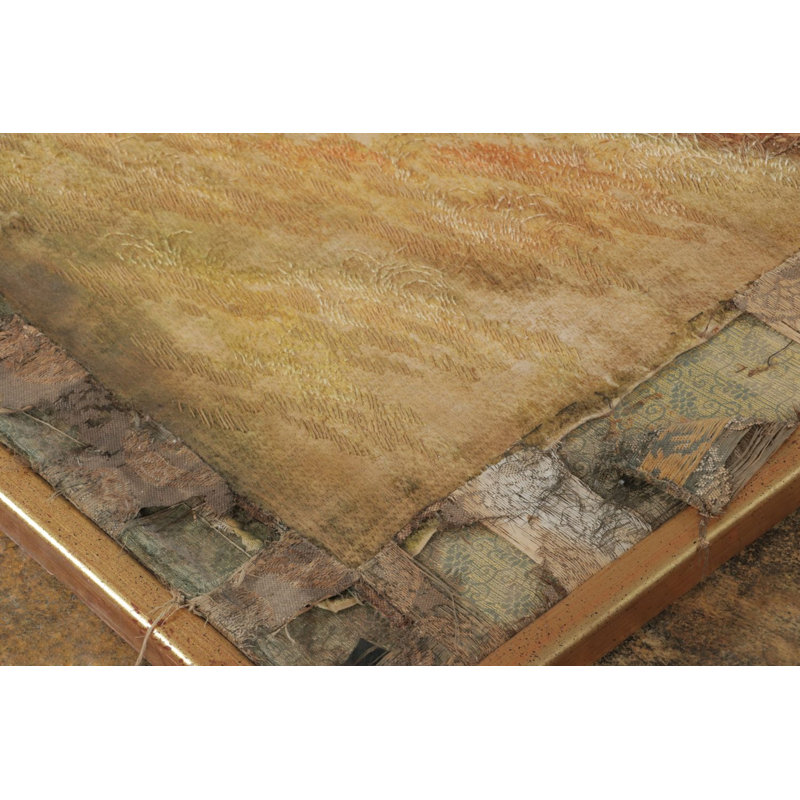 Antique Japanese Tapestry With Scenic Landscape Design - Rug & Kilim