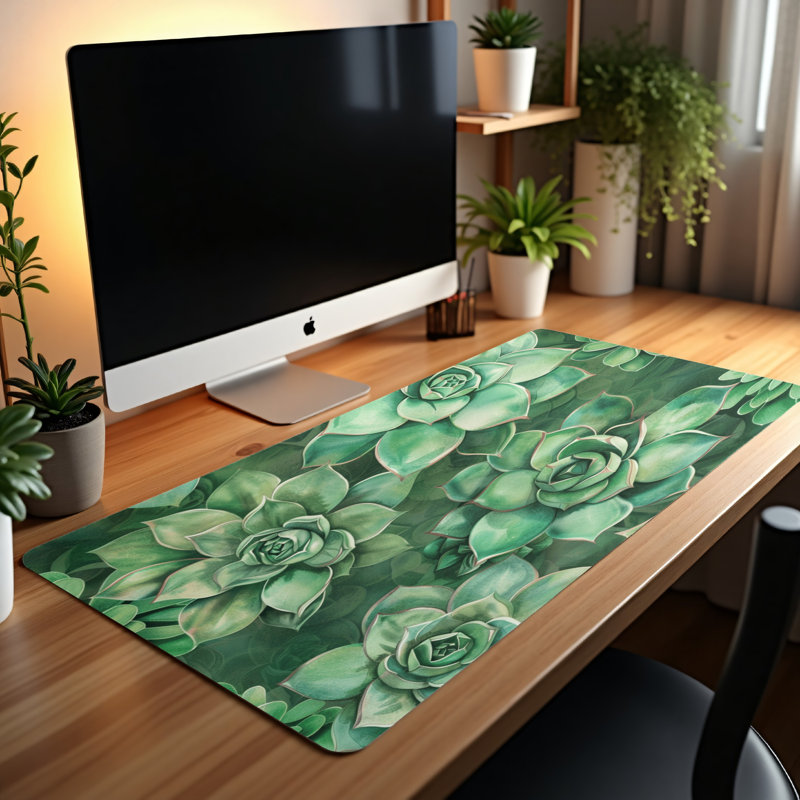 Polyester Desk Pad, 14.4x12.1