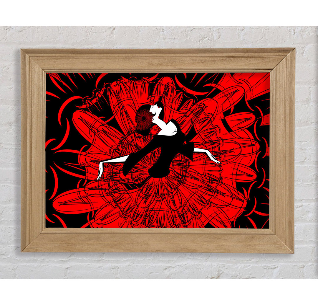 Apryll Flamenco 2 Gerahmter Druck Wandkunst