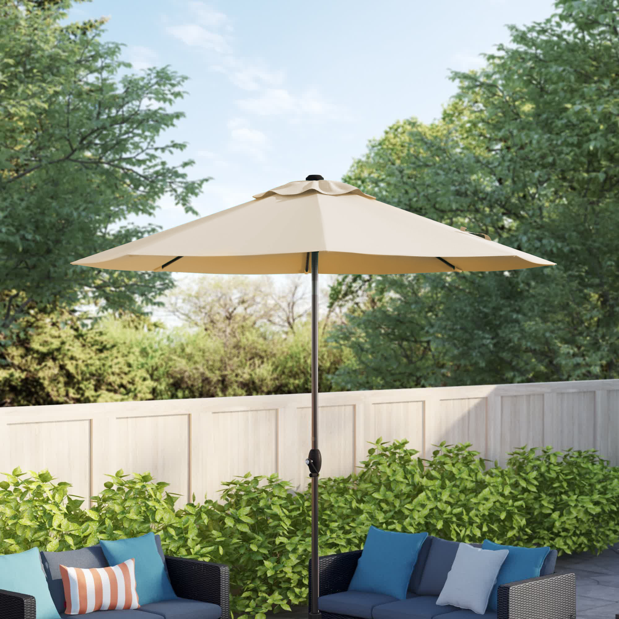 Zipcode Design™ Winchester 9' Market Umbrella & Reviews | Wayfair