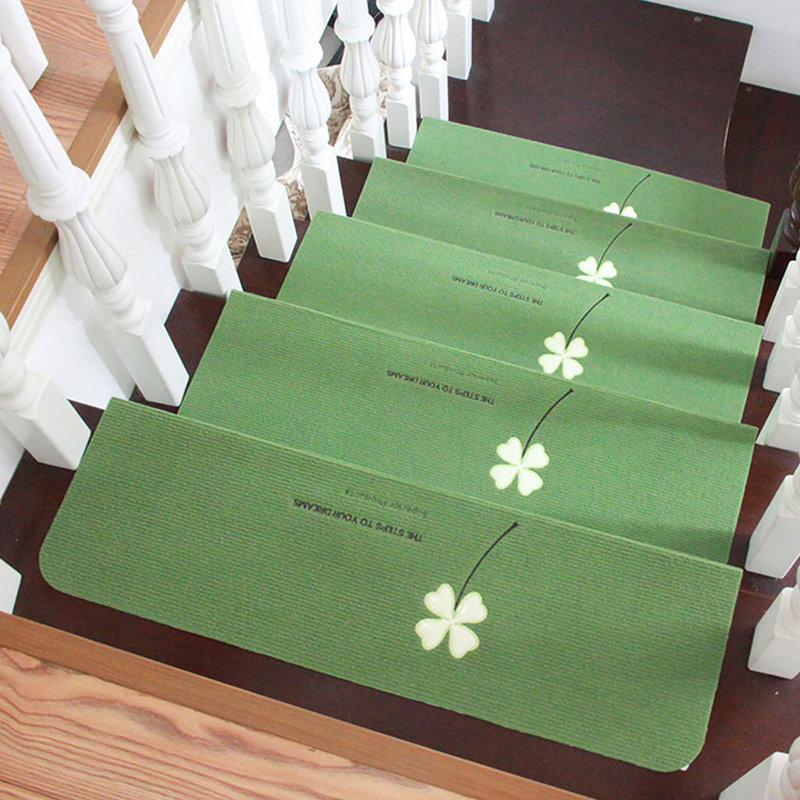 Tapis d'escalier lumineux Bastrie, Vert clair