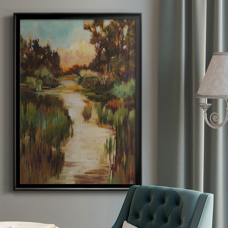 «Well Worn Path», reproduction encadrée de qualité supérieure - prête à être accrochée, Noir, H 36,5 po x l 26,5 po x P 1 po